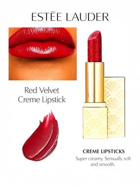 BNIB NWT Estée Lauder Red Velvet CCS Limited Edition Full-Size Lipstick